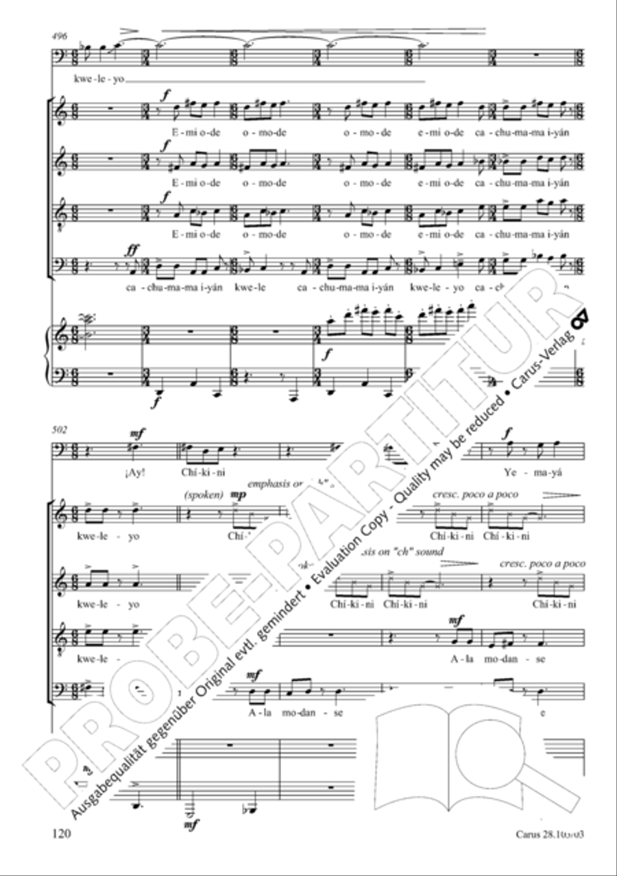 Water Water 4-Part scores gallery preview page 135