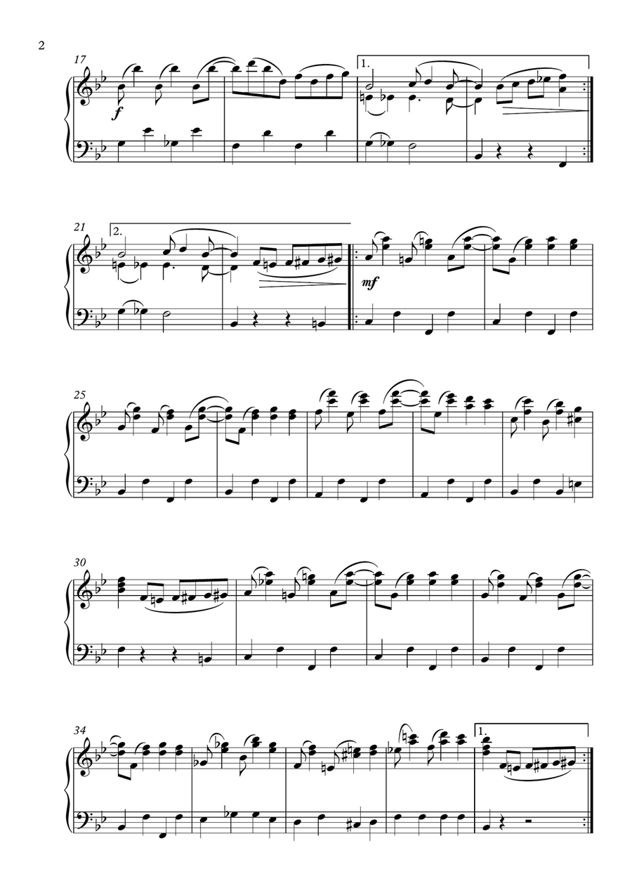 The Pineapple Rag arranged for Easy Piano Easy Piano scores gallery preview page 2