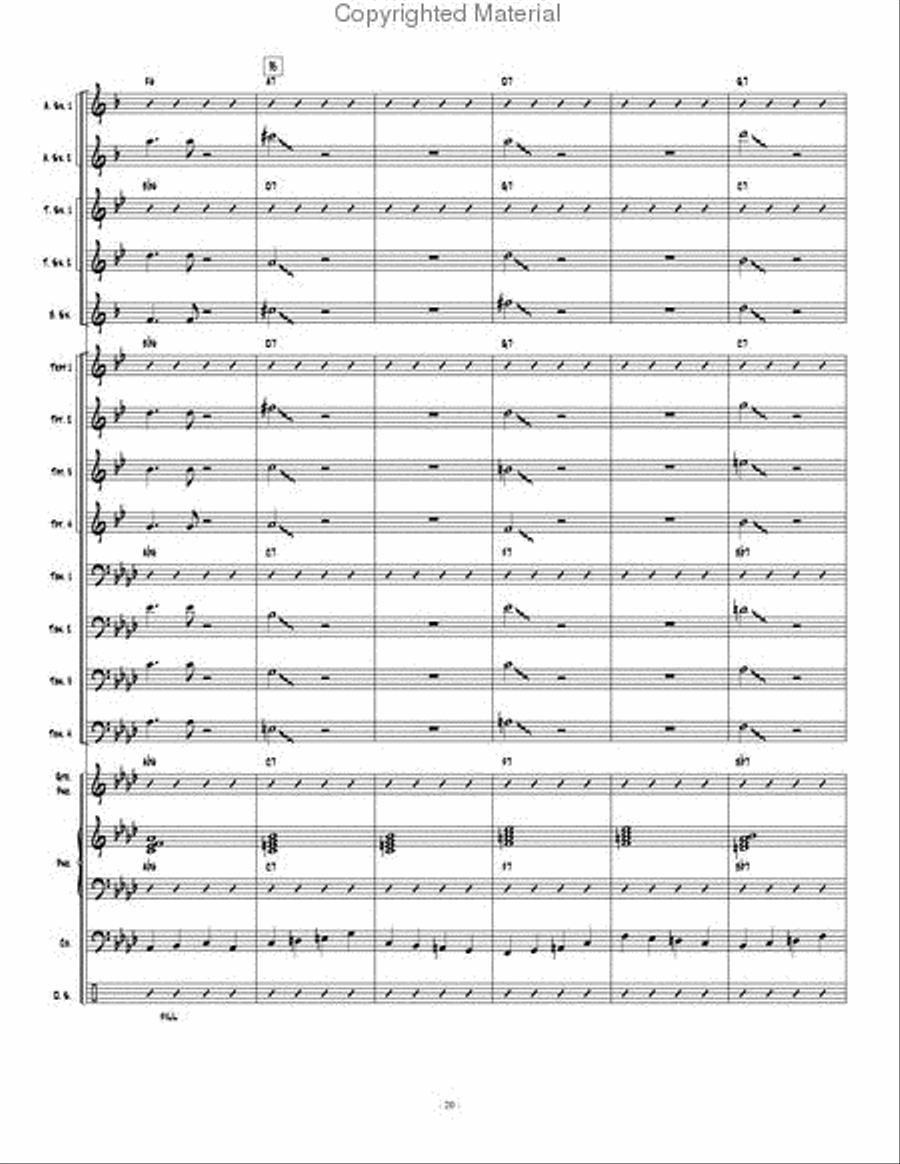 Don't Get Caught Jazz Ensemble scores gallery preview page 23