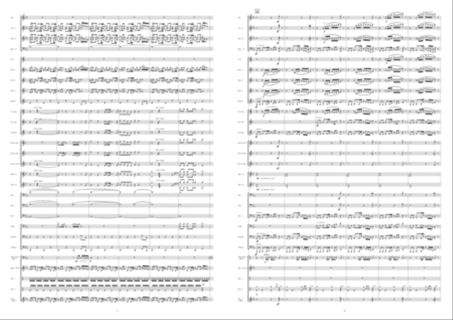 Two Tribes Two Tribes Concert Band scores gallery preview page 6