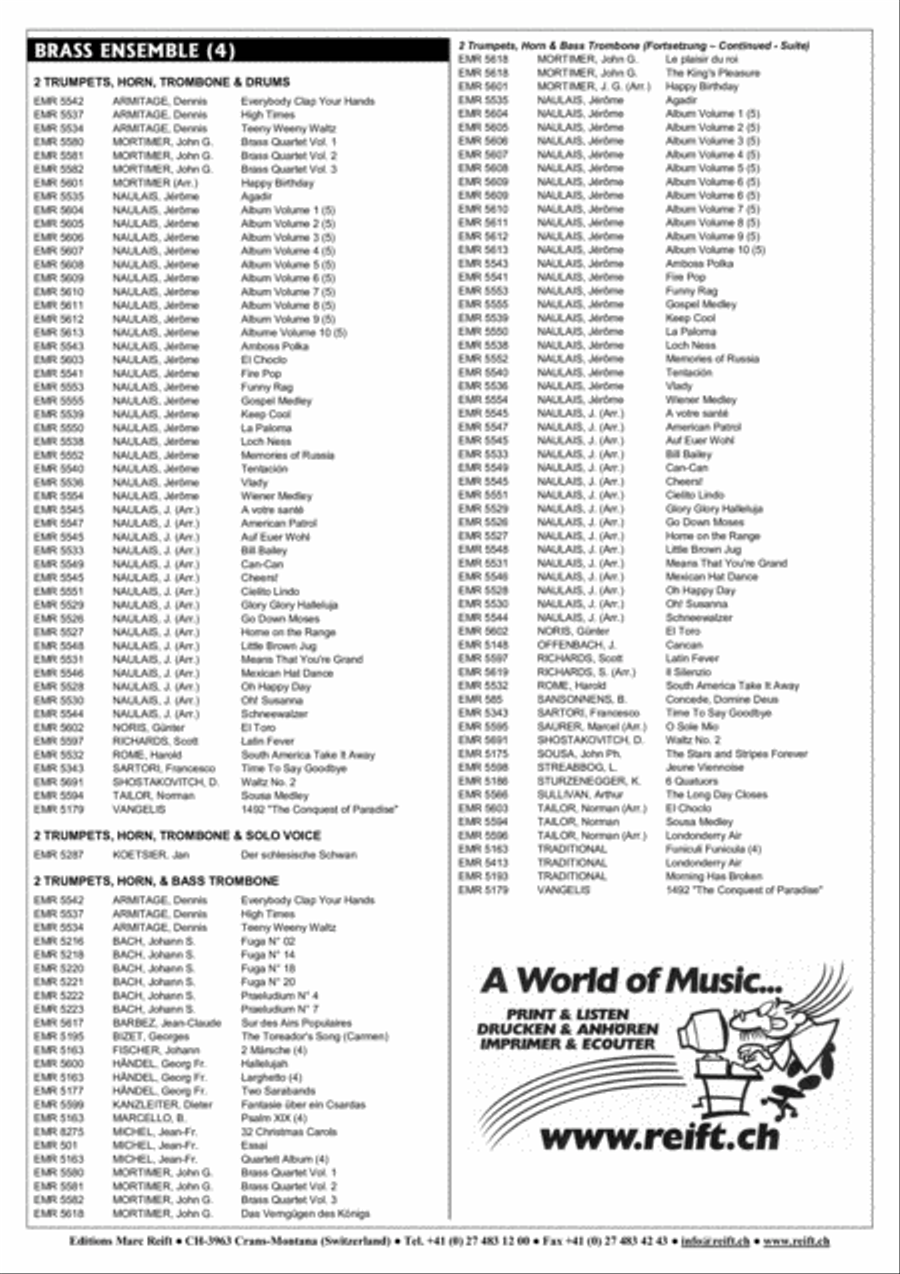 Kling Glockchen Brass Ensemble scores gallery preview page 8