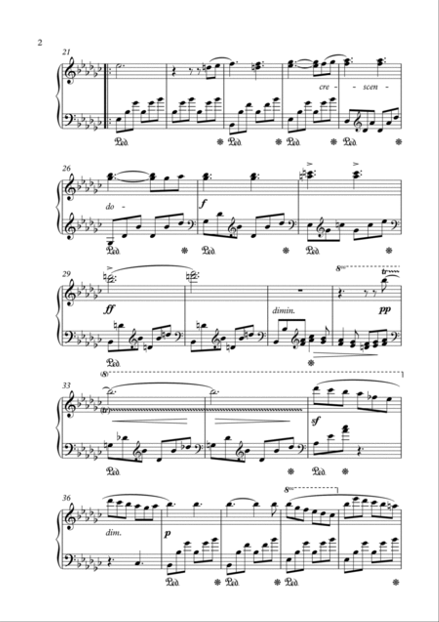 Venetian Boat song op.30 n.6 (Ebm) Piano Method scores gallery preview page 2