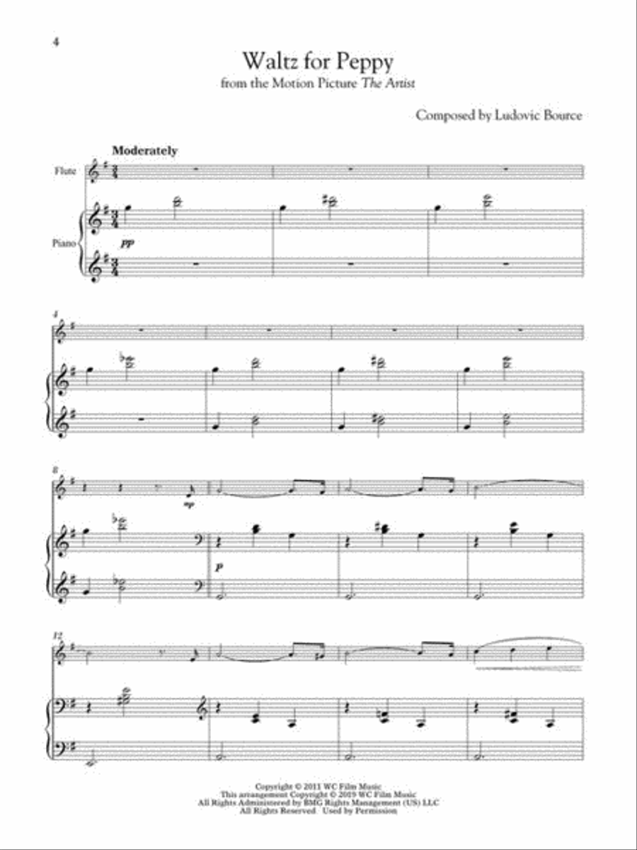 Movie Themes for Classical Players – Flute and Piano Flute Solo scores gallery preview page 5