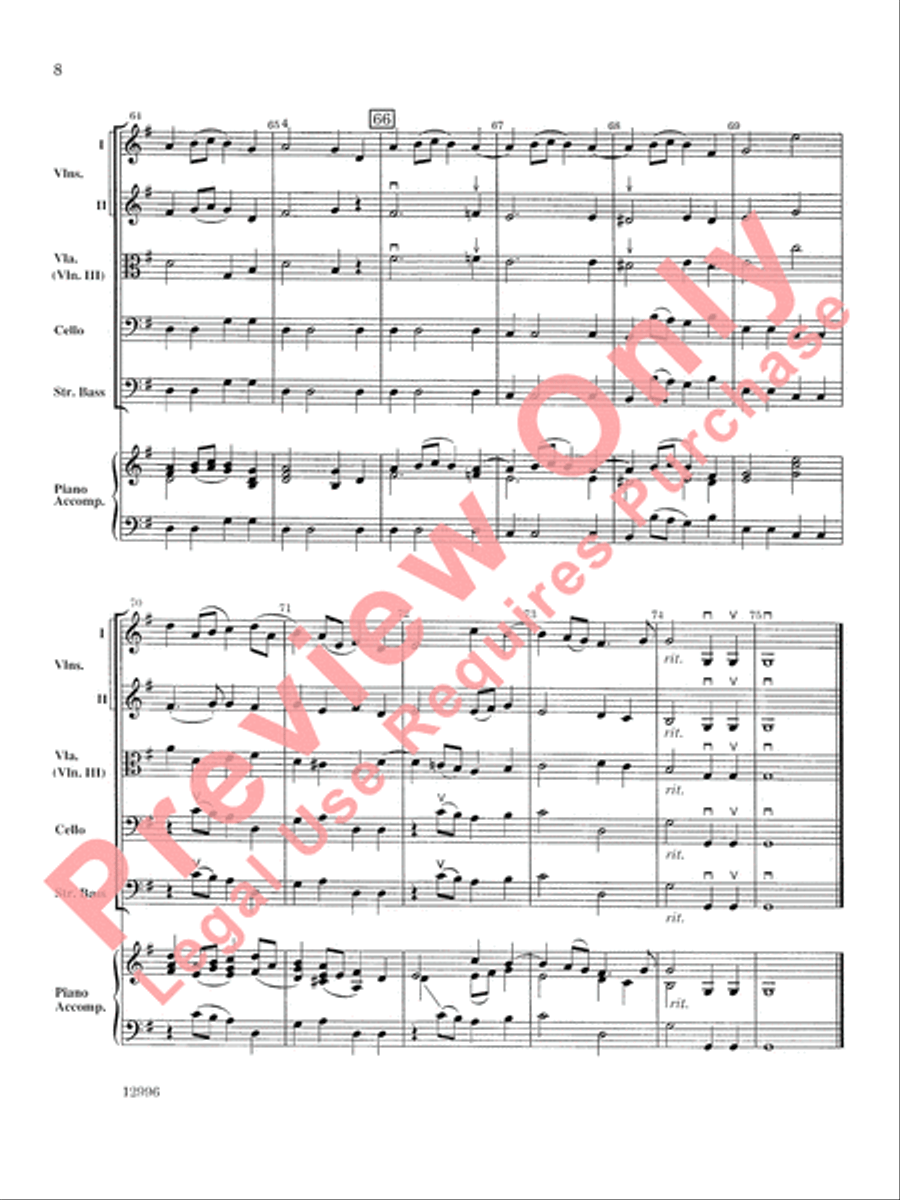 Saturday at the Symphony String Orchestra scores gallery preview page 9