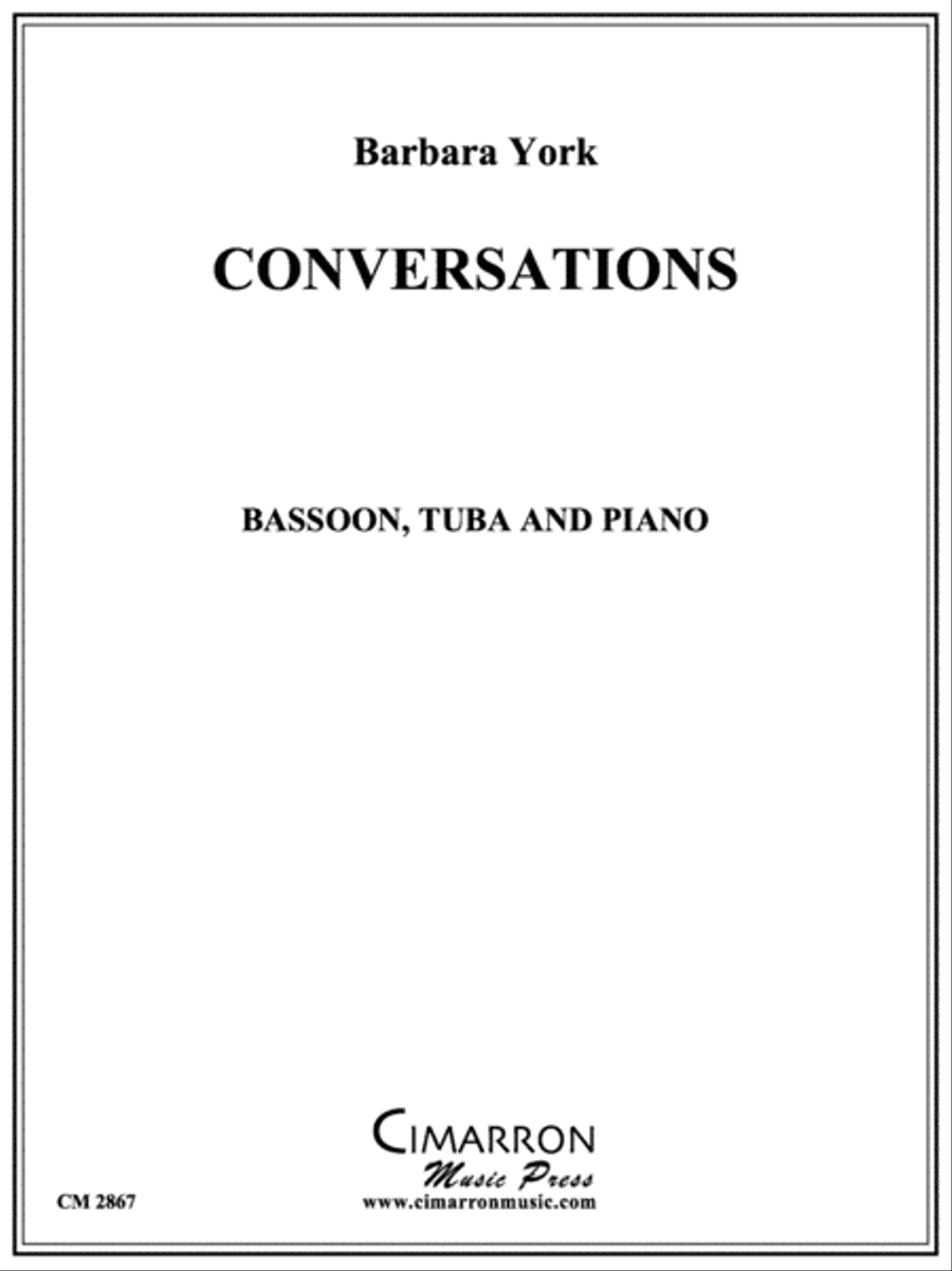Conversations Conversations Bassoon scores gallery preview page 1