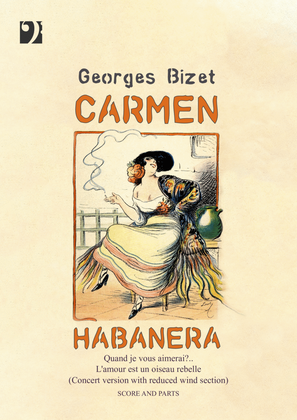 Book cover for Habanera (L'amour est un oiseau rebelle) - Concert version with reduced orchestration