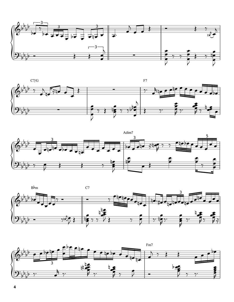 All Of Me Piano scores gallery preview page 4