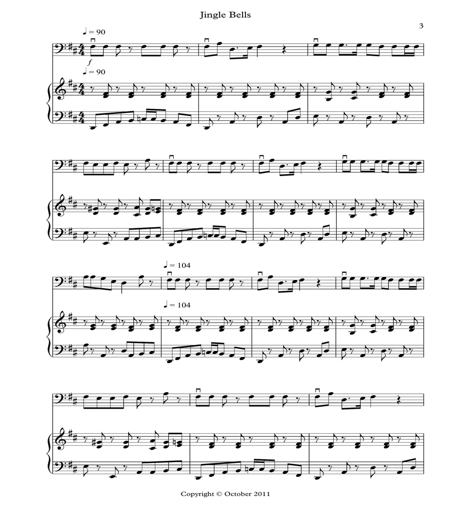 8 Easy Christmas Pieces for Cello And Piano by David Burndrett - Piano