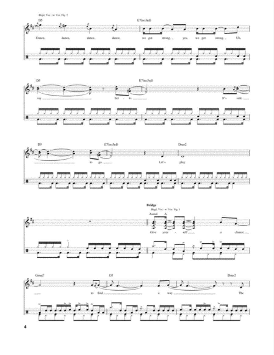 Dance Drum Set scores gallery preview page 4
