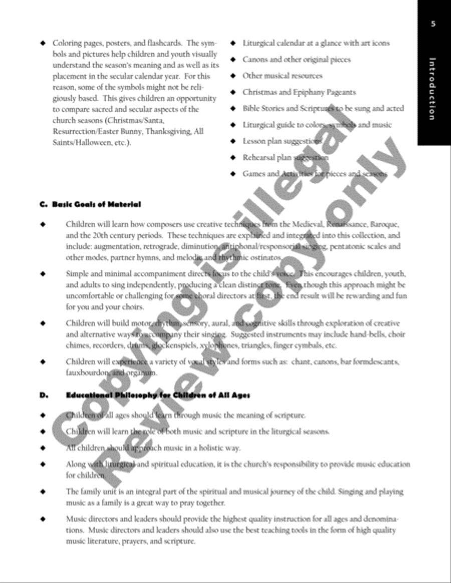 Singing Through the Church Year Children's Choir scores gallery preview page 5
