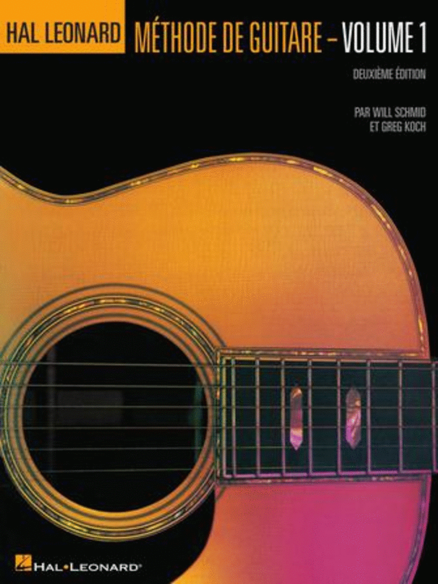 French Edition: Hal Leonard Guitar Method Book 1 – 2nd Edition