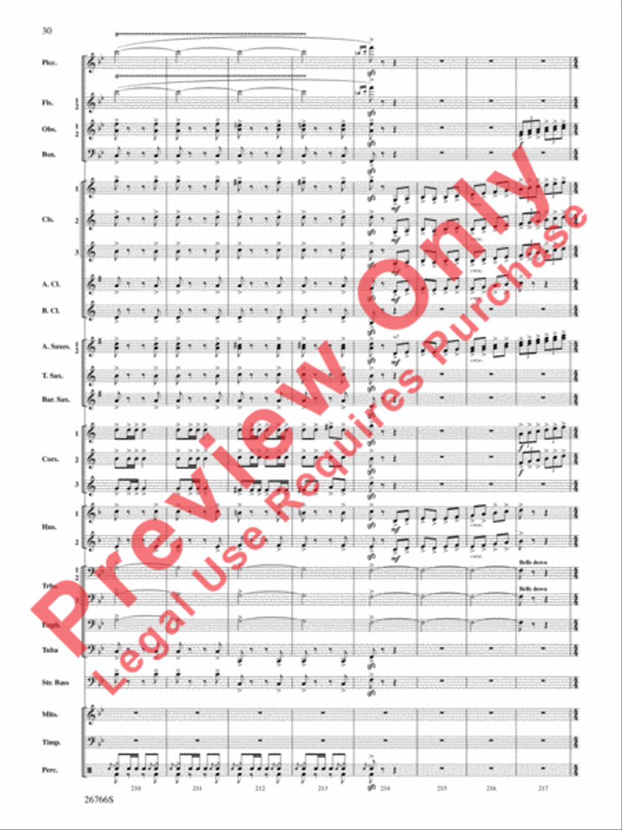 A Christmas Festival A Christmas Festival Concert Band scores gallery preview page 31