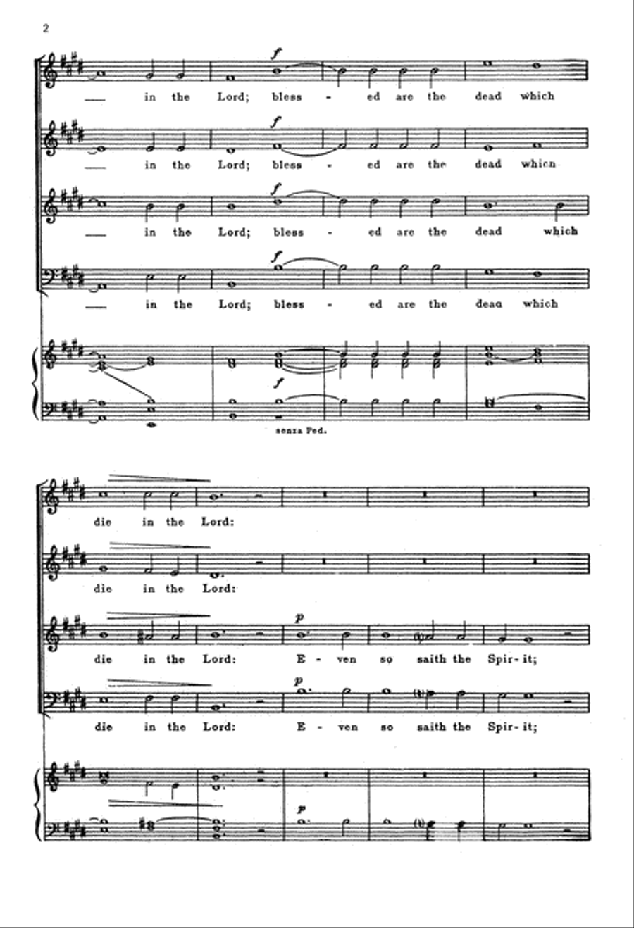 I Heard a Voice from Heaven 4-Part scores gallery preview page 3