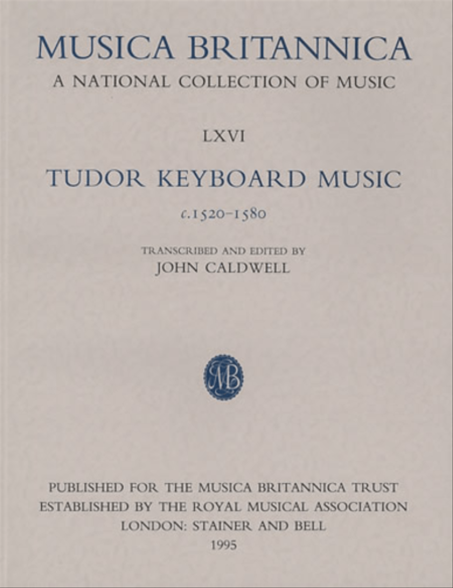 Tudor Keyboard Music c.1520-1580 Piano scores gallery preview page 1