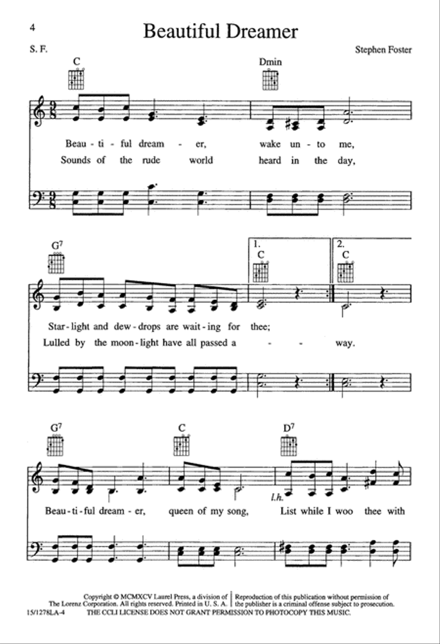 Little Big Note Songbook - Secular Edition 4-Part scores gallery preview page 4