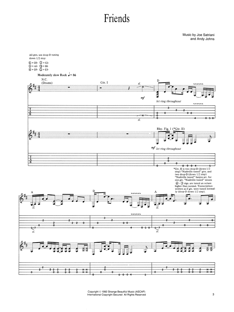Friends Friends Acoustic Guitar scores gallery preview page 1