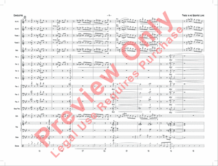 There Is No Greater Love Jazz Ensemble scores gallery preview page 7
