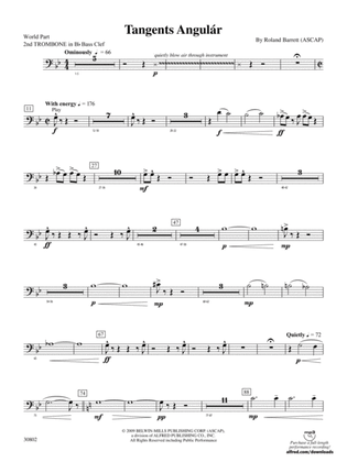 Tangents Angulár: (wp) 2nd B-flat Trombone B.C.