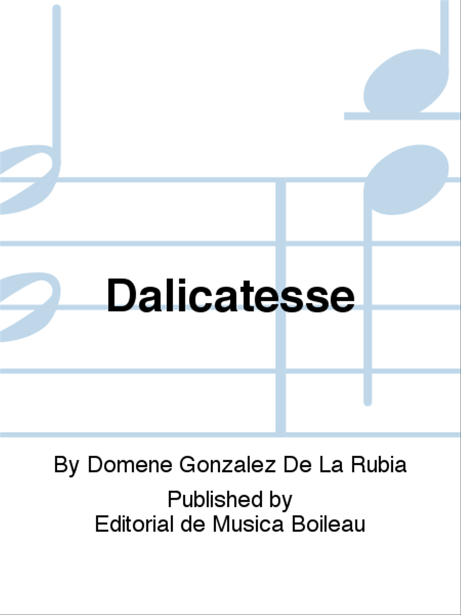 Dalicatesse Piano Duet scores gallery preview page 1
