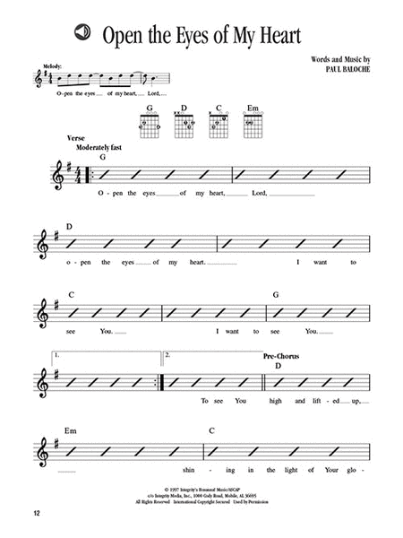 Guitar Worship Songbook, Book 1 image number null