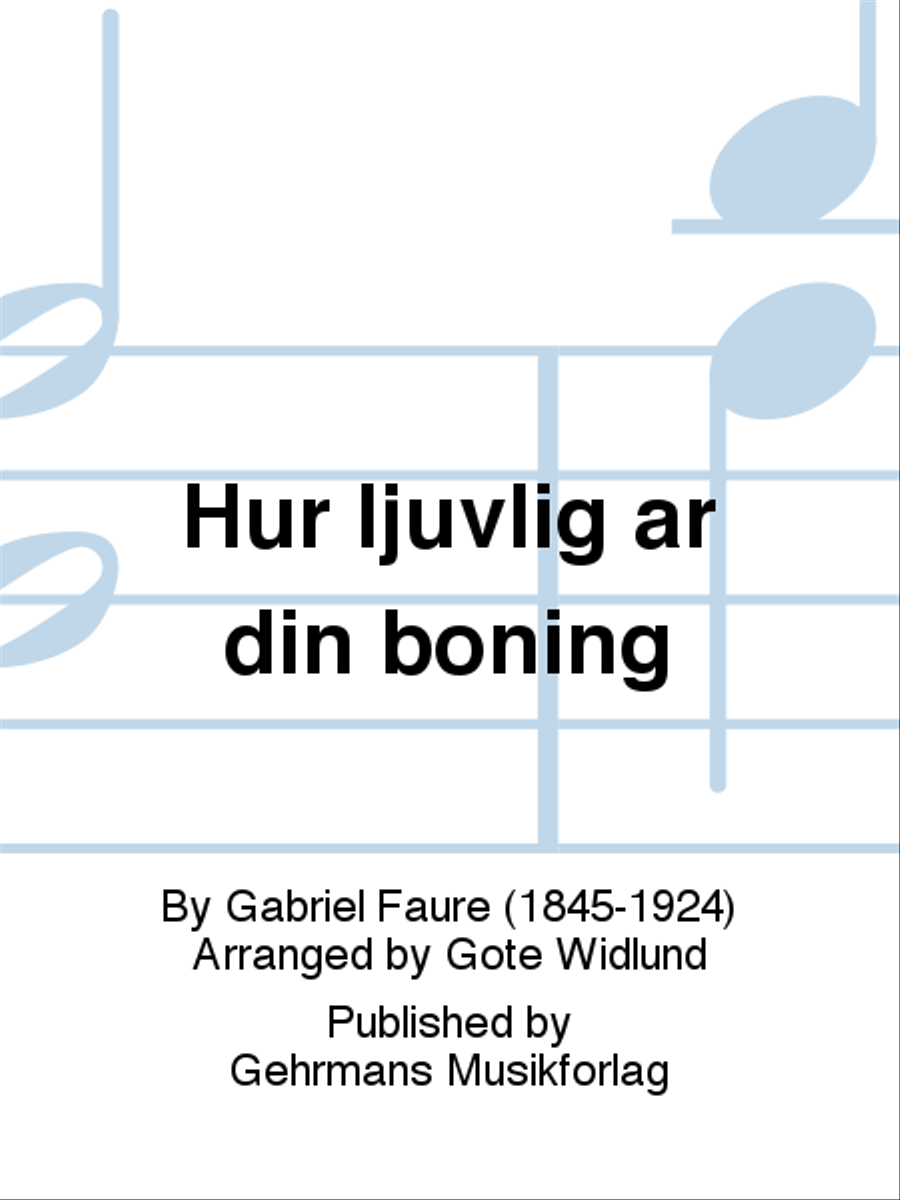 Hur ljuvlig ar din boning TTBB scores gallery preview page 1