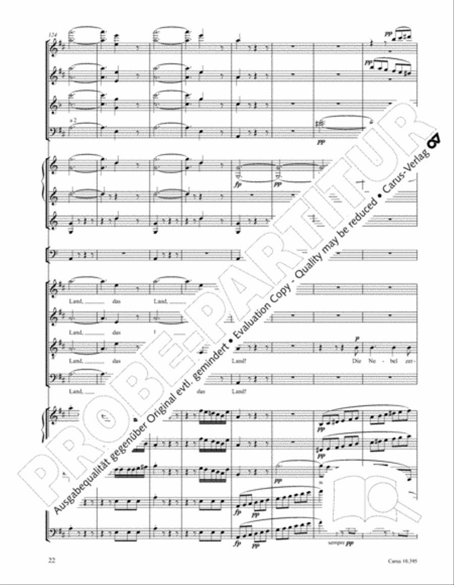 Calm Sea and Prosperous Voyage 4-Part scores gallery preview page 23