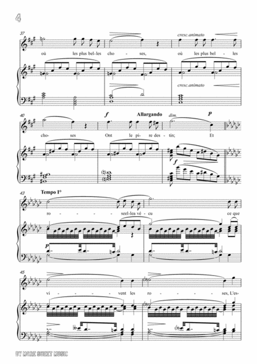 Masse-Consolation in f sharp minor,for Voice and Piano image number null