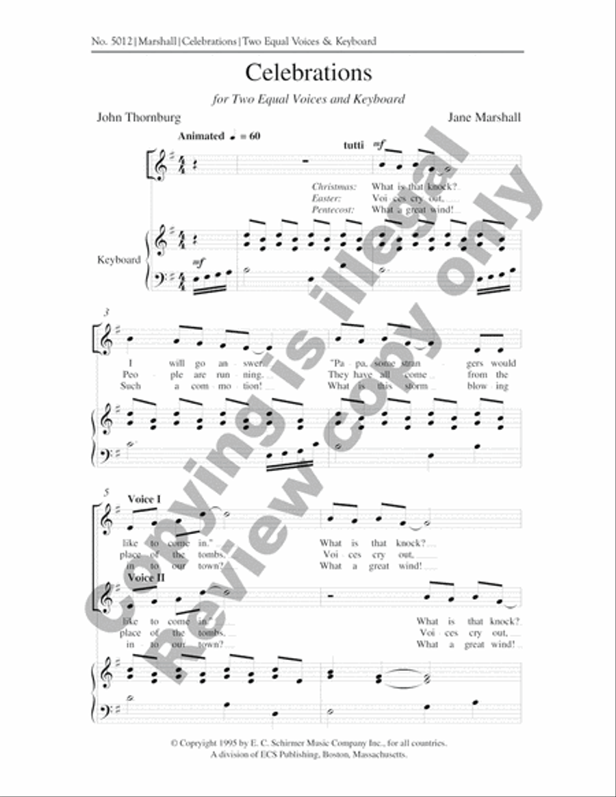 Celebrations 2-Part scores gallery preview page 3