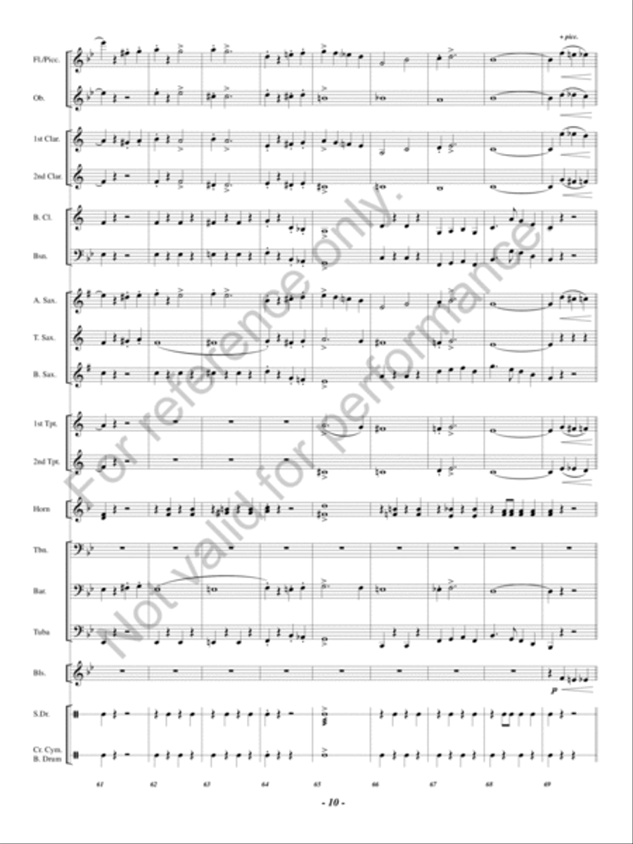 Hosts of Freedom Concert Band scores gallery preview page 9
