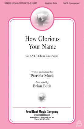 Book cover for How Glorious Your Name