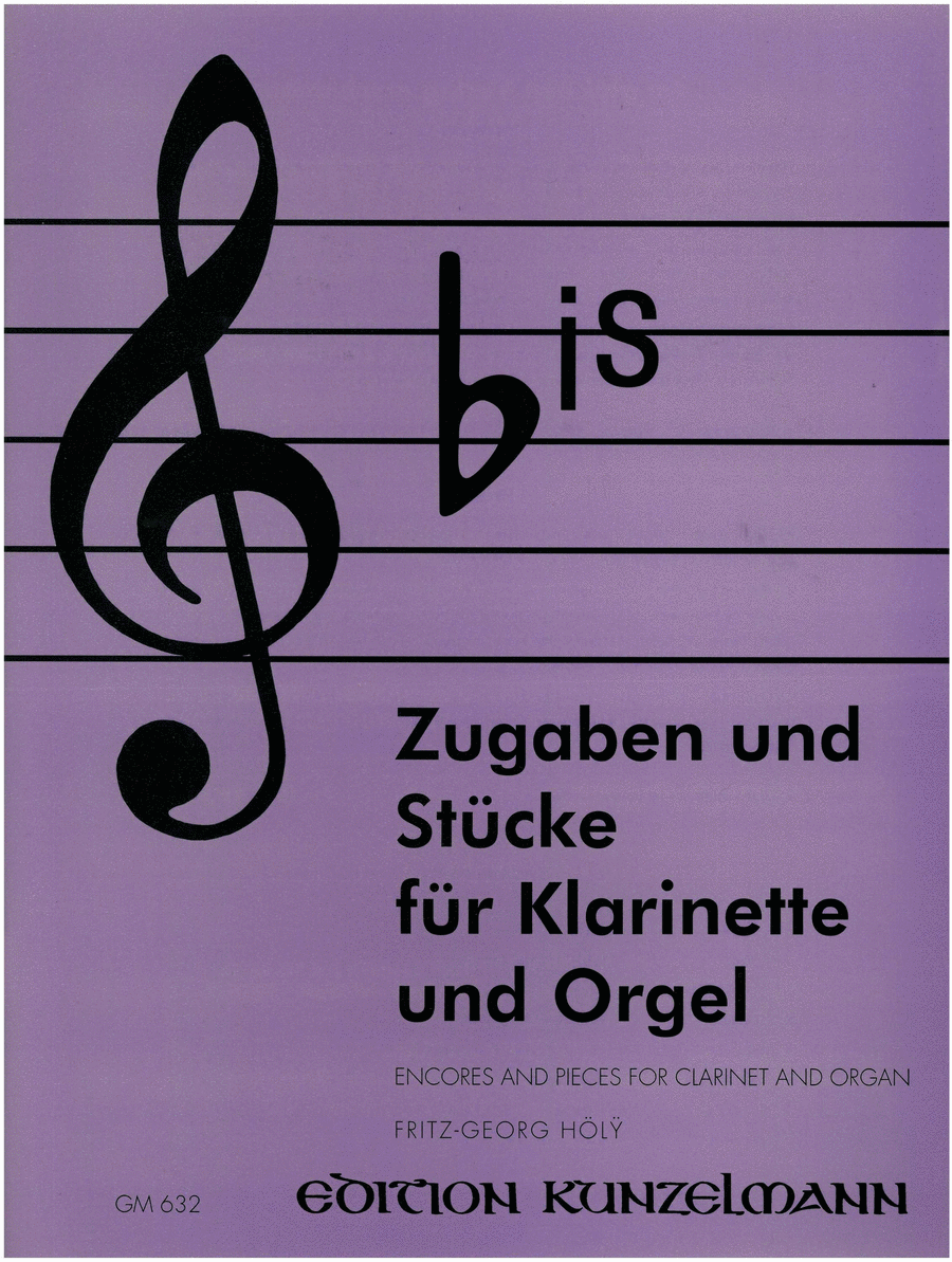 Encores and pieces for Clarinet and Organ