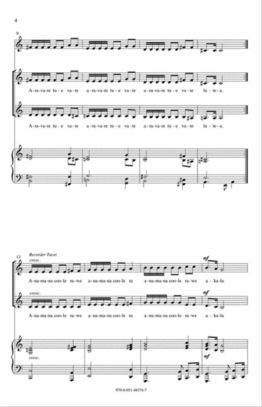 Adiemus SA scores gallery preview page 3