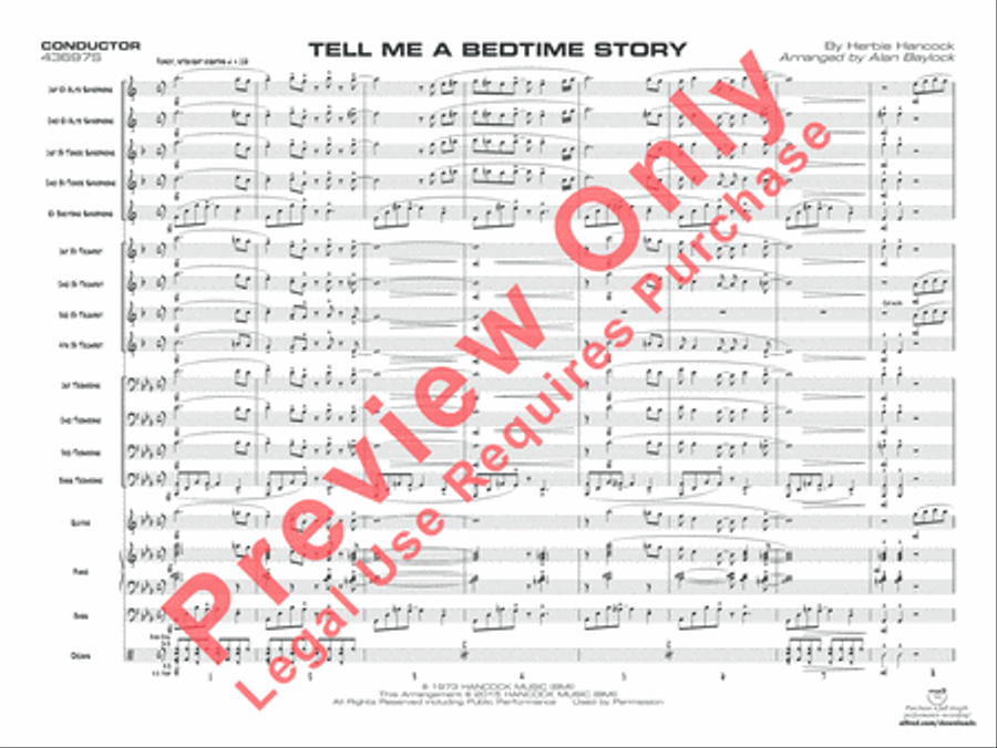 Tell Me a Bedtime Story Tell Me a Bedtime Story Jazz Ensemble scores gallery preview page 2