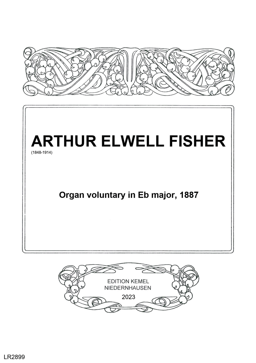 Organ voluntary in Eb major, 1887
