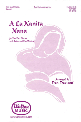 Book cover for A La Nanita Nana - Two-part