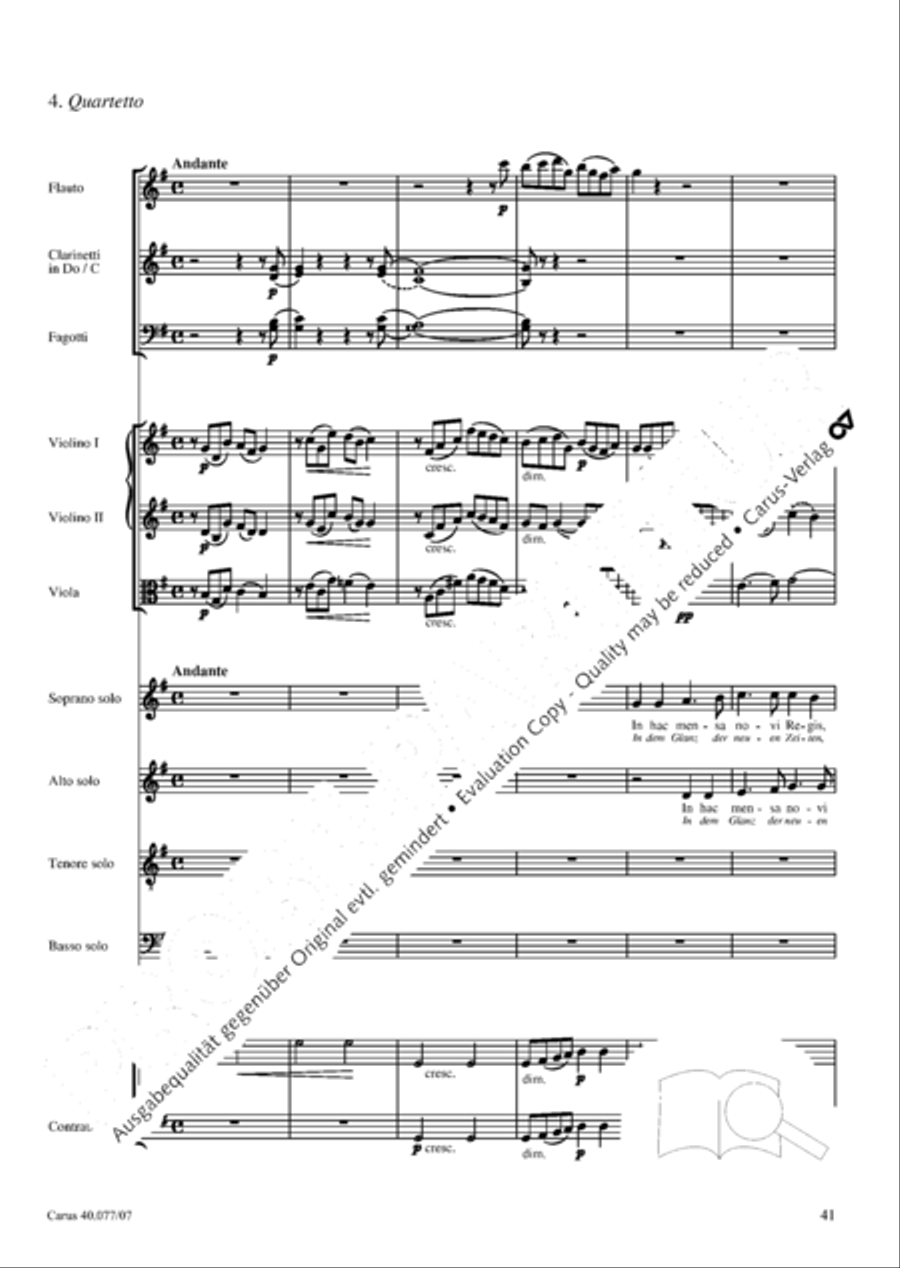 Lauda Sion 4-Part scores gallery preview page 54