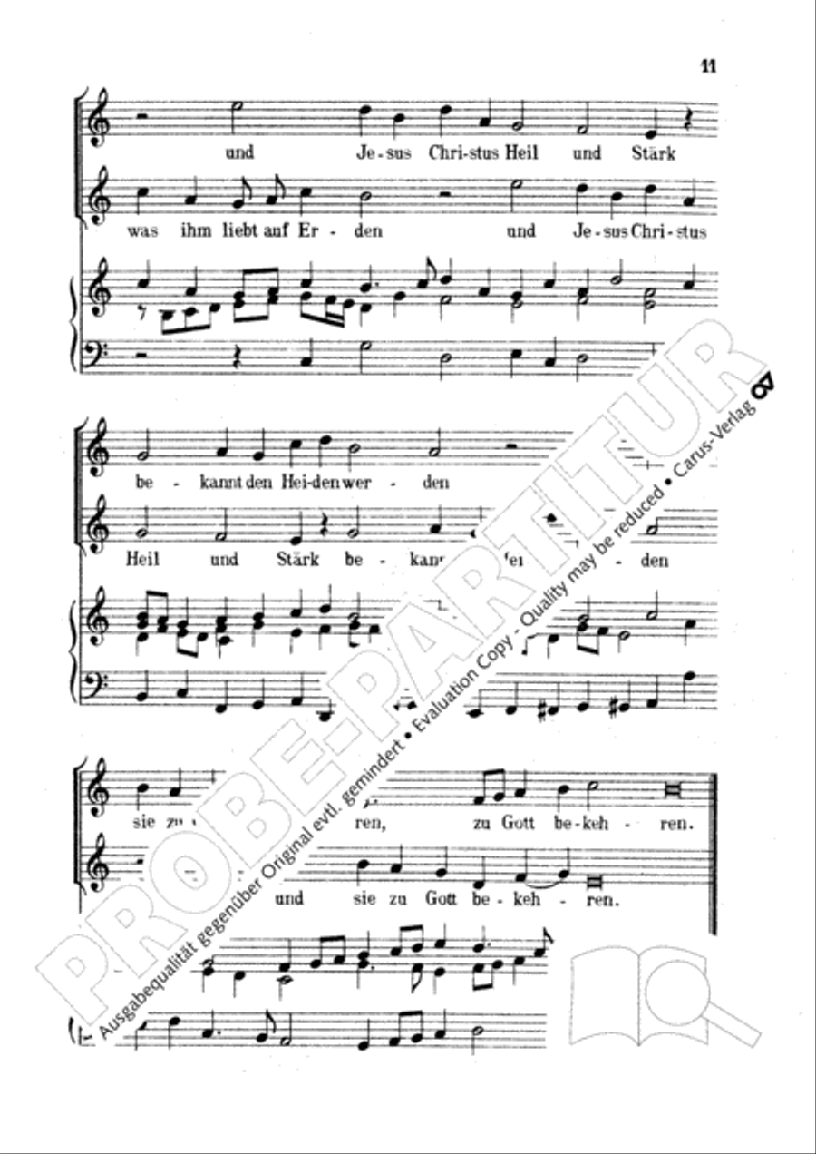 Stern: Der Choral im Kanon Choir scores gallery preview page 13