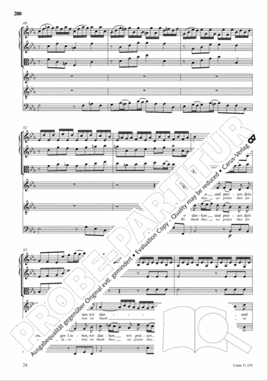 The Complete Sacred Vocal Works (Das geistliche Vokalwerk) Voice scores gallery preview page 281