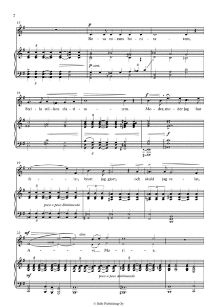 Rosa rorans bonitatem, Op. 32 No. 1 (G Major)