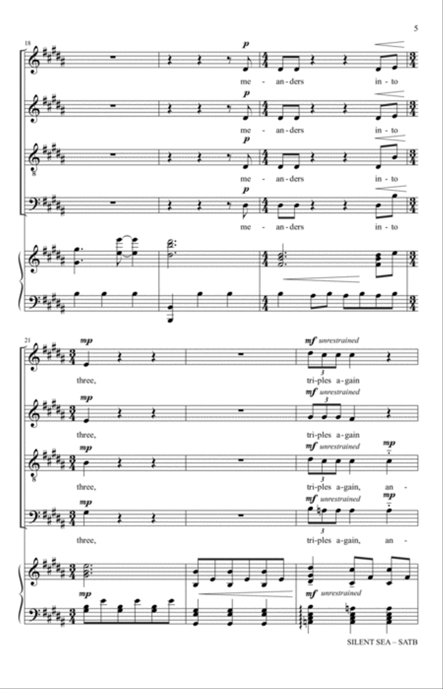 Silent Sea 4-Part scores gallery preview page 3