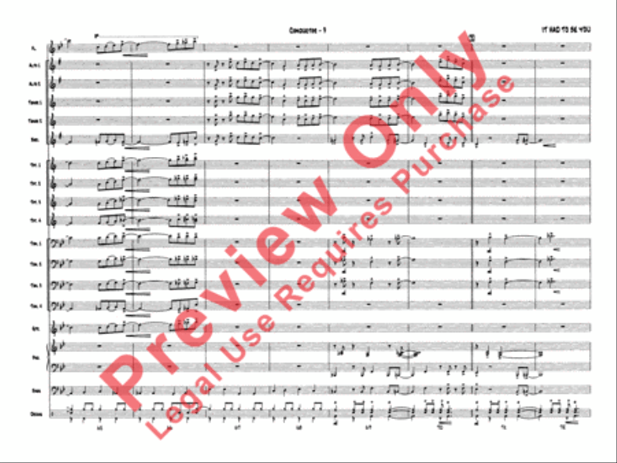 It Had to Be You Jazz Ensemble scores gallery preview page 12