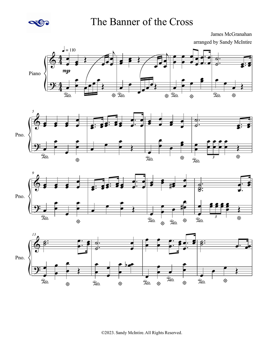 The Banner of the Cross The Banner of the Cross Piano Solo scores gallery preview page 2