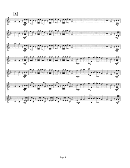 Hallelujah Chorus for S(A)ATB Sax group image number null