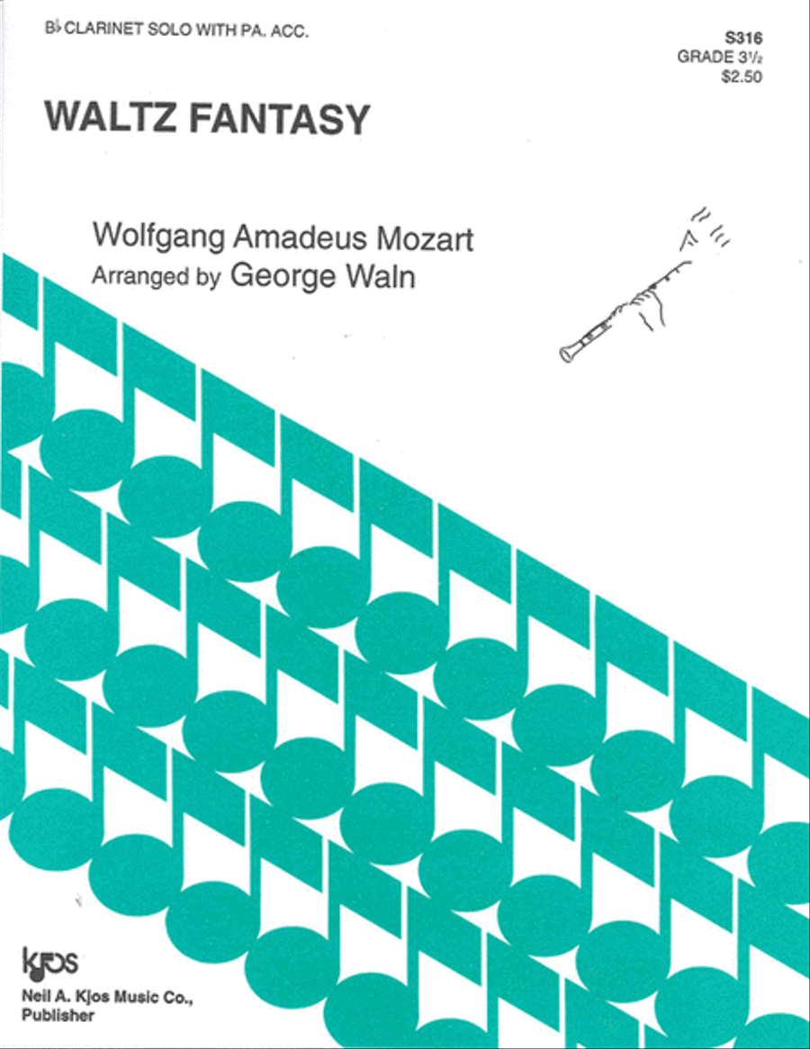 Waltz Fantasy Clarinet Solo scores gallery preview page 1