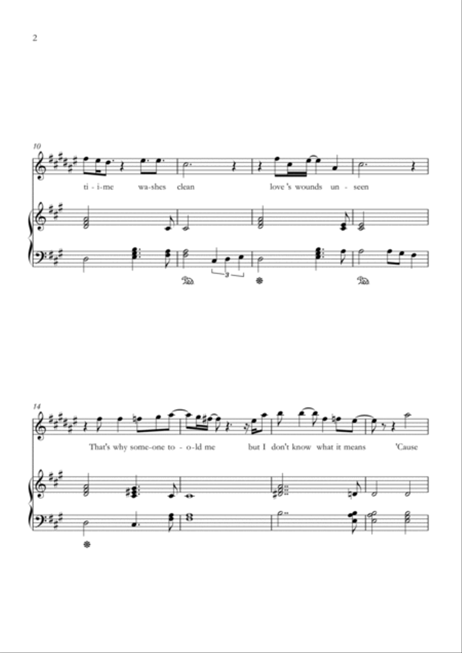 Long Long Time Alto Saxophone scores gallery preview page 2