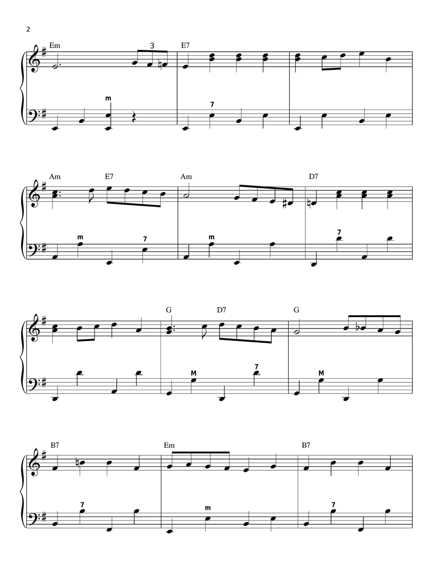 La Cinquantine (The Golden Wedding) Piano scores gallery preview page 2