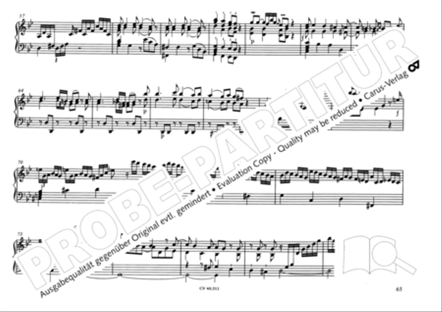 Orgelwerke des 16.-18. Jahrhunderts Piano scores gallery preview page 72