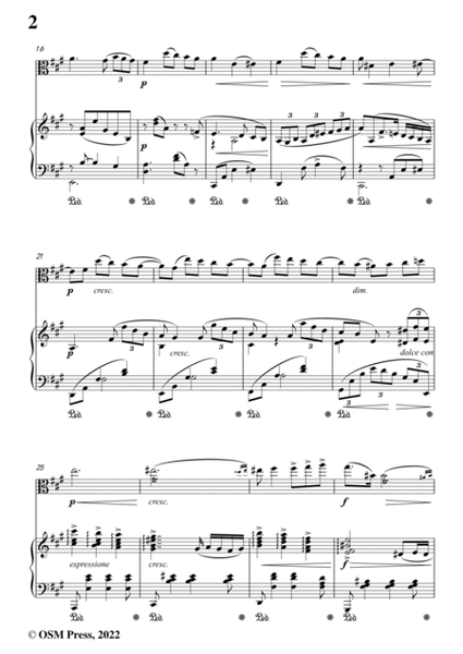 R. Wagner-In das Album der Fürstin Metternich(Romanze),Ver.II,WWV 94,for Viola and Piano