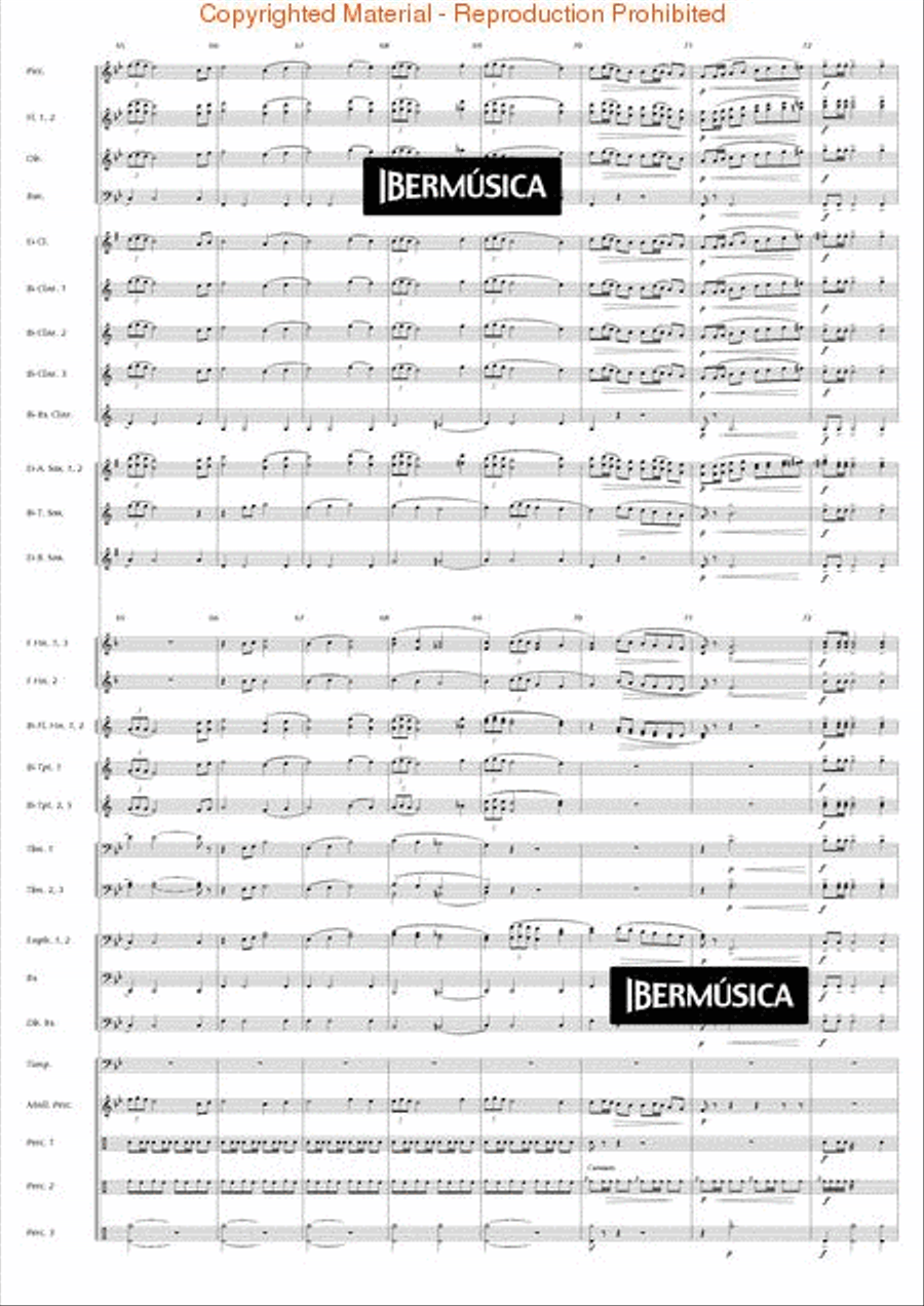 El Quijote Concert Band scores gallery preview page 9