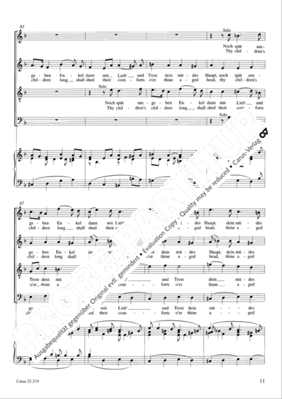 Psalm 128 4-Part scores gallery preview page 12